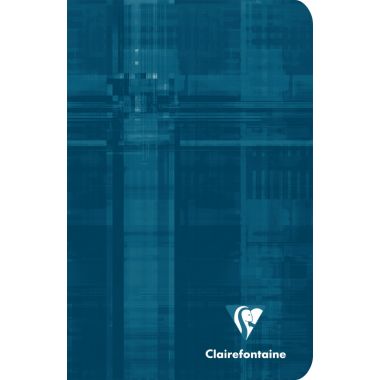 Carnet piqué 96 pages CLAIREFONTAINE, format 11x17 cm, seyès, papier 90g