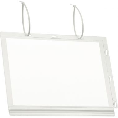 Lot de 5 porte affiche avec serre-câble A4