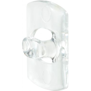 Blister de 20 clips adhésifs transparents légers