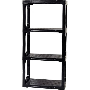 Etagère résistante 4 tablettes noire