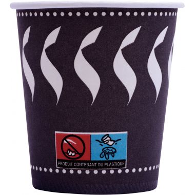 Isap - Sac de 50 gobelets en carton décors 20cl - V54CH7OZ