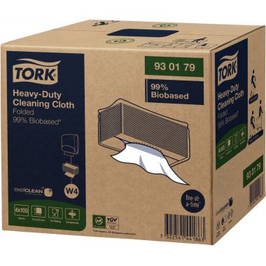 Paquet de 105 chiffons de nettoyage blancs biosourcés