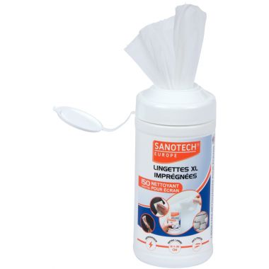 Boite de 150 grandes lingettes nettoyantes