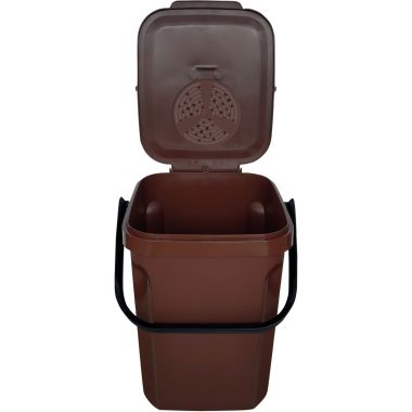 Composteur avec filtre 10L marron