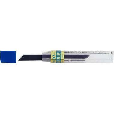 Étui de 12 mines Pentel 0,7mm bleu