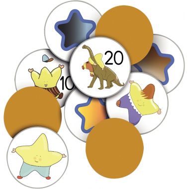 Lot de 600 gommettes pour l'ETOILIUM