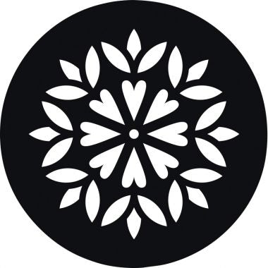 Lot de 12 pochoirs ronds Mandala