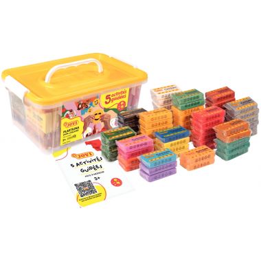 Pack 68x50g plastilina coloris assortis