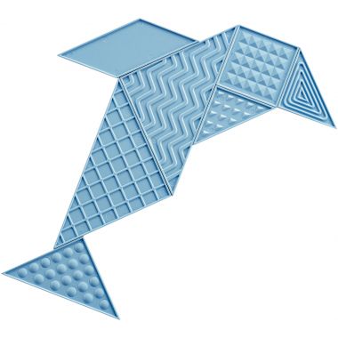Edx Education - Boite de 35 pièces tangram tactiles - 23502C