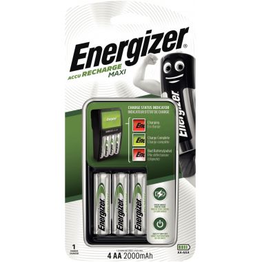 Energizer - Chargeur maxi Energizer + 4 AA / LR06 2000 mAh - 7638900321401