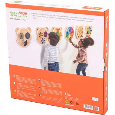 Tableau d'activités mural les chiffres