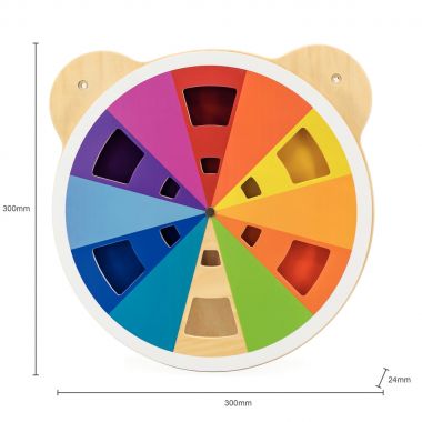 Tableau d'activités mural les couleurs