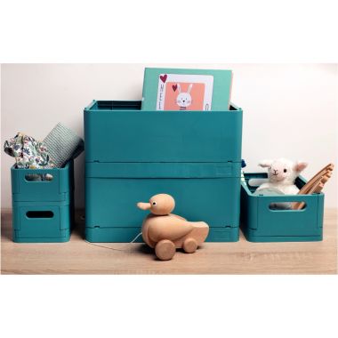 Bac pliable midi bleu pacifique