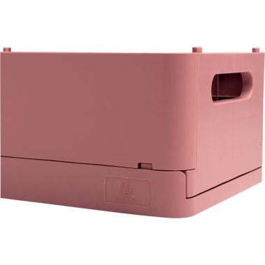 Bac pliable midi vieux rose