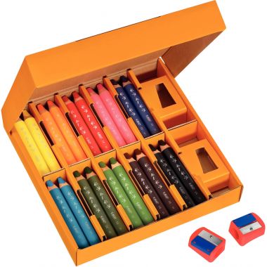 Bic - Classpack de 40 crayons multi surface assortis + 2 tailles-crayons - 519017