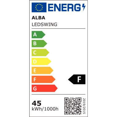 Lampadaire LED Swing blanc
