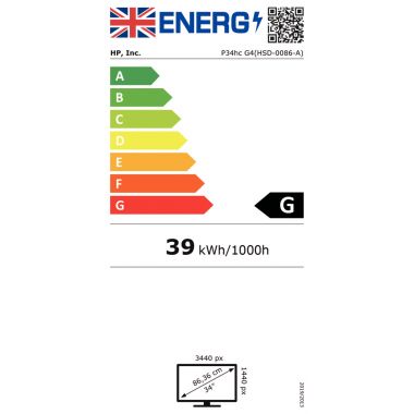Écran HP P34 HC G4 34 pouces incurve