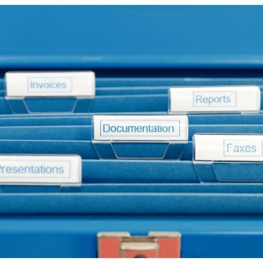 Recharge DYMO D1 9 mm x 7 m impression bleu support blanc