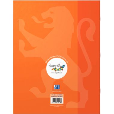 Cahier DYS format 17x22 cm, 48 pages interligne 5 mm