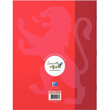 Cahier DYS format 17x22 cm, 48 pages interligne 3 mm