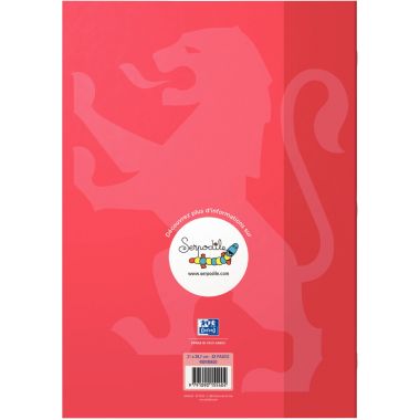 Cahier d'écriture DYS format A4, 32 pages, lettres minuscules cursives