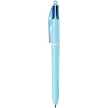 Boîte de 12 stylos bille 4 couleurs pastel assortis