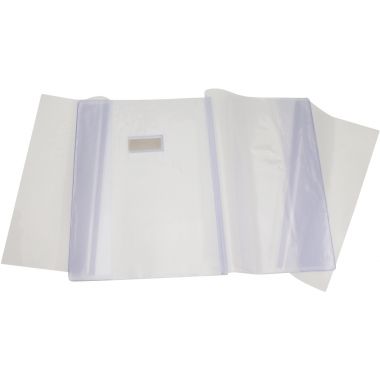 Paquet de 10 protège-cahiers avec rabats épaisseur 22/100ème 21 x 29,7 cm coloris rouge