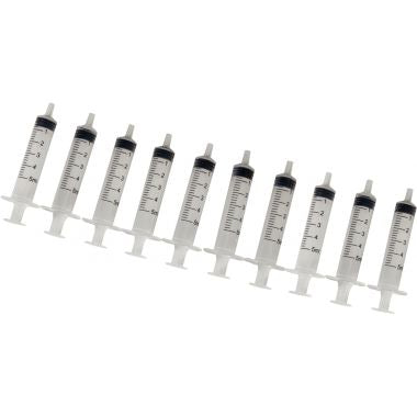 Lot de 10 seringues graduées 5 ml