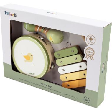 Boite de 3 instruments de musique