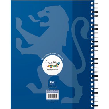 Cahier de texte DYS format 17x22 cm, 100 pages interligne 3 mm