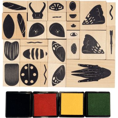 Tampons encreurs insectes 17x13cm