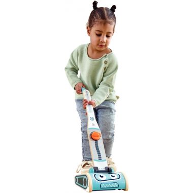 Aspirateur-balai en bois