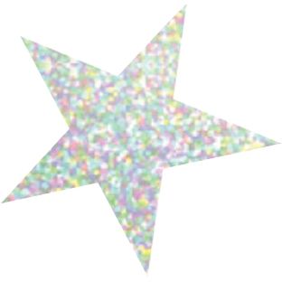 Blister de 1020 gommettes étoiles holographiques argent