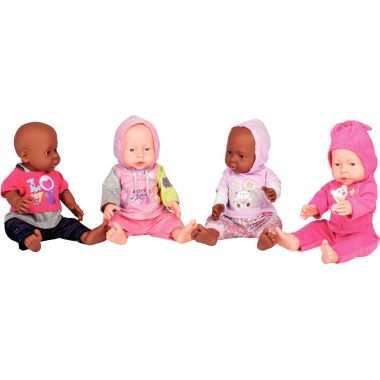 Lot de 6 tenues mixtes pour poupées 40/42 cm + 1 offerte
