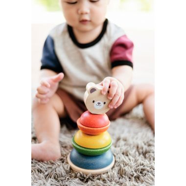 Ourson à empiler en bois PLAN TOYS