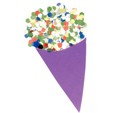 Pack de 6 x 150grammes de paillettes jumbo 6mm