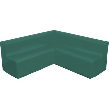 Canapé 5/6 places en PVC bleu