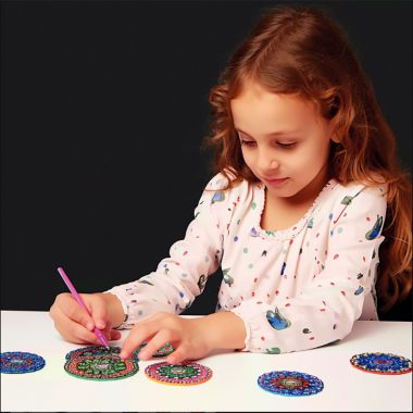 Pack mandalas a diamanter pour 15 élèves