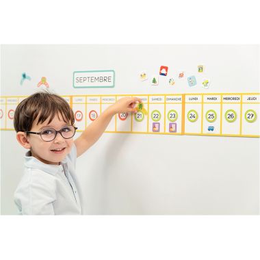 Calendrier magnétique à construire