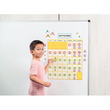 Calendrier magnétique à construire