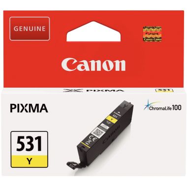 Canon 531 cartouche jet d'encre jaune authentique (CLI-581Y)
