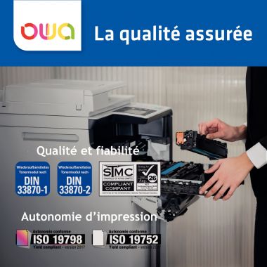 OWA Armor cartouche laser cyan compatible HP 117A (W2071A)