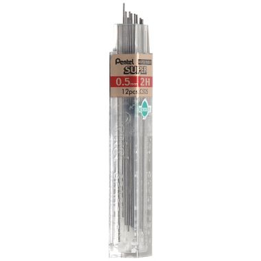 Étui de 12 mines Hi-Polymer 0,5 mm 2H