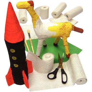 Carton de 20 bandes plâtrées format 3 m x 8 cm
