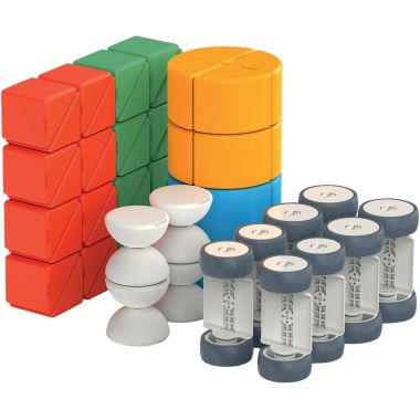 Lot de 80 cubes et roues magnétiques MAGICUBE