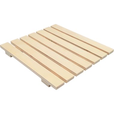Dessous de plat en bois 17 x 17 cm