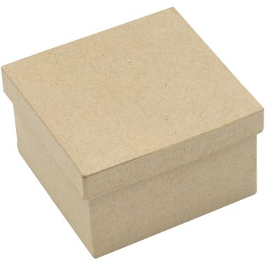 Lot de 10 boites carrées en carton 9 x 9 cm