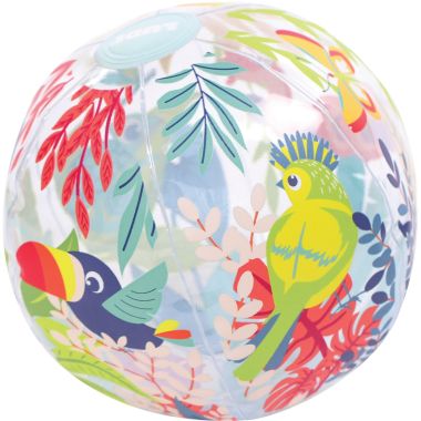 Ballon gonflable transparent, la jungle