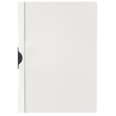 Chemise de présentation à clip pour format A4 dos 3 mm blanc