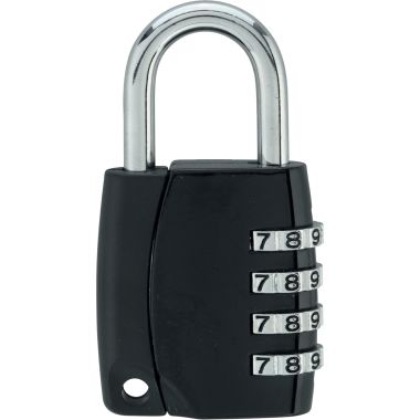 Cadenas à combinaison 4 chiffres noir